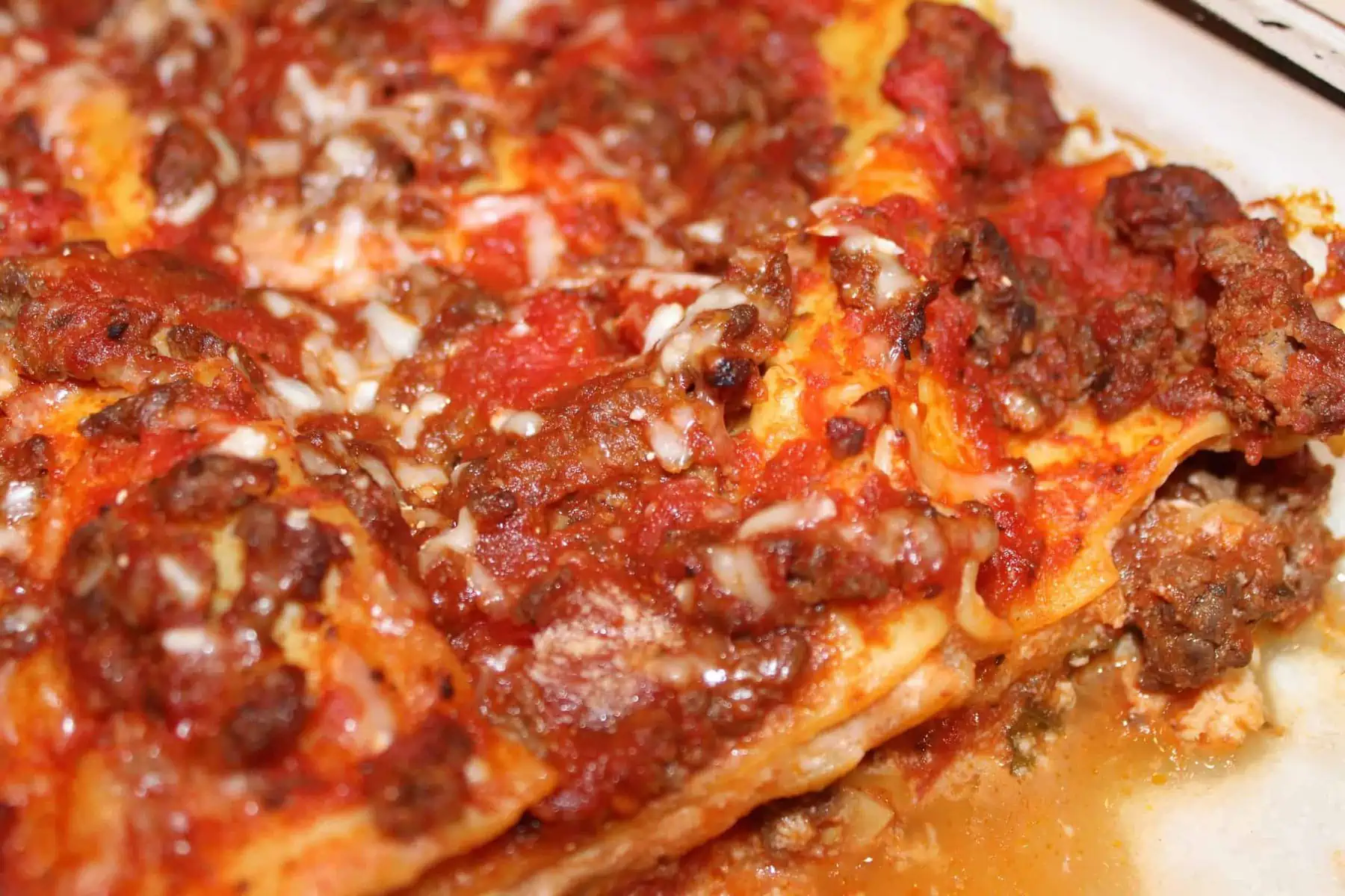 Lasagna with Meat Sauce!