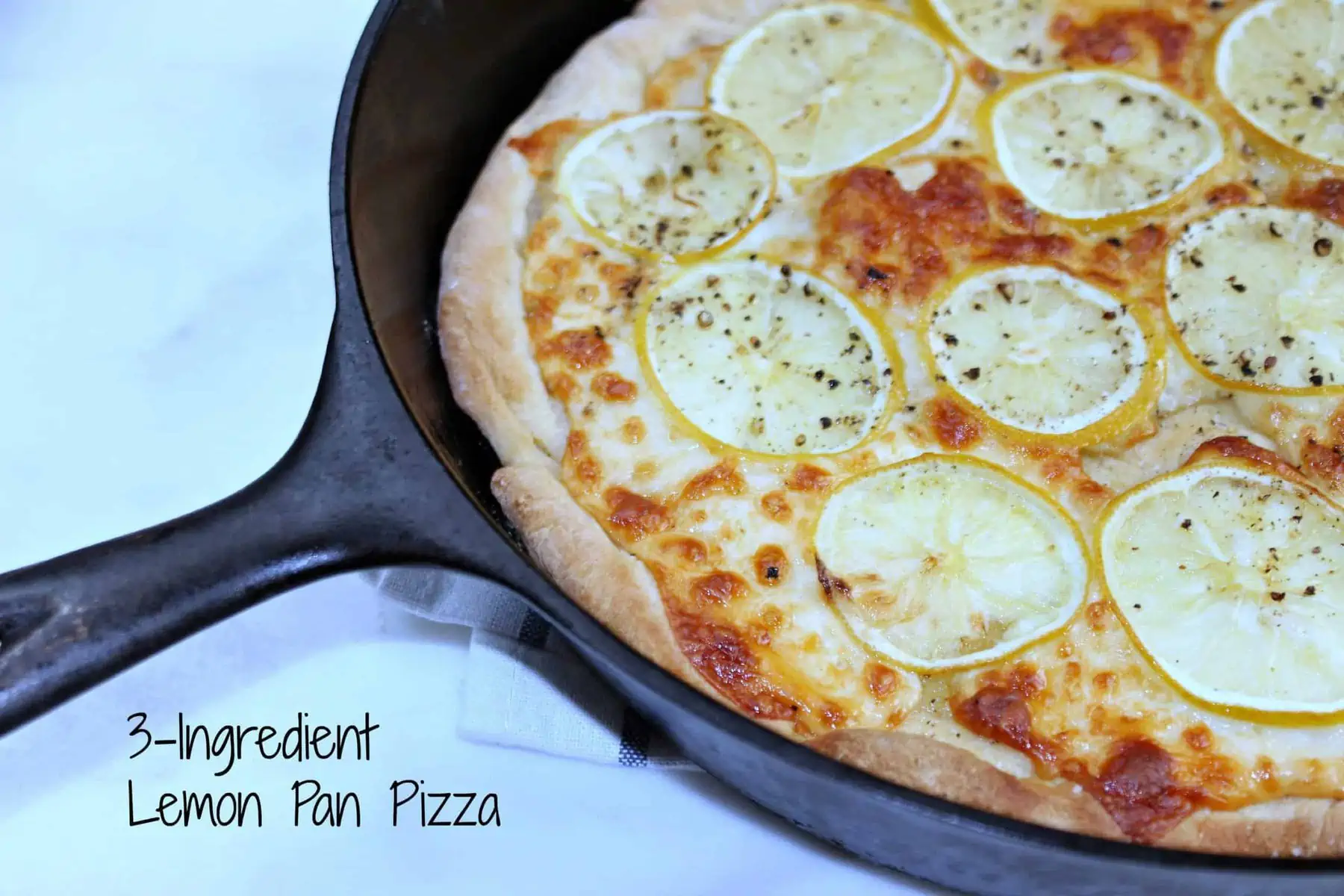 3-Ingredient Meals ~ Lemon Pan Pizza