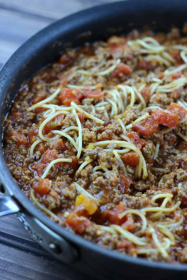 Spaghetti & Meat Sauce 