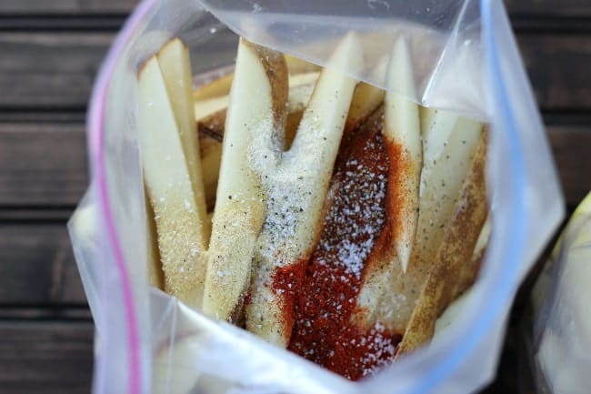 Homemade Spicy French Fries 