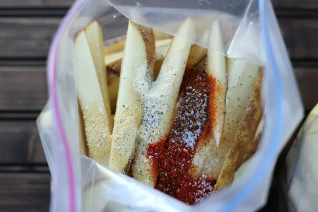 Homemade Spicy French Fries 