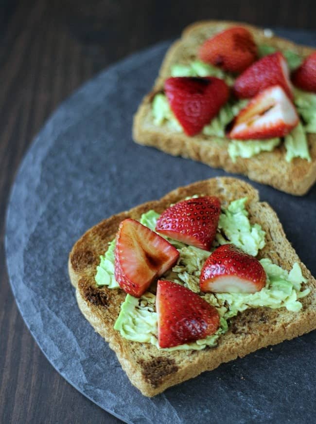 Avocado Toast with Strawberries