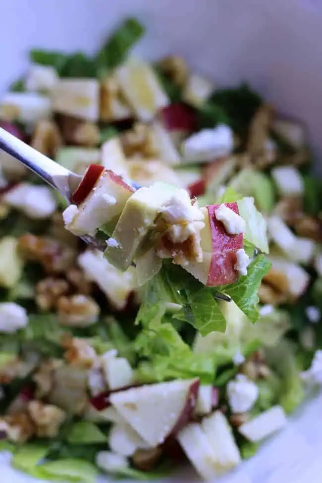Chopped Salad with Maple Syrup Dressing