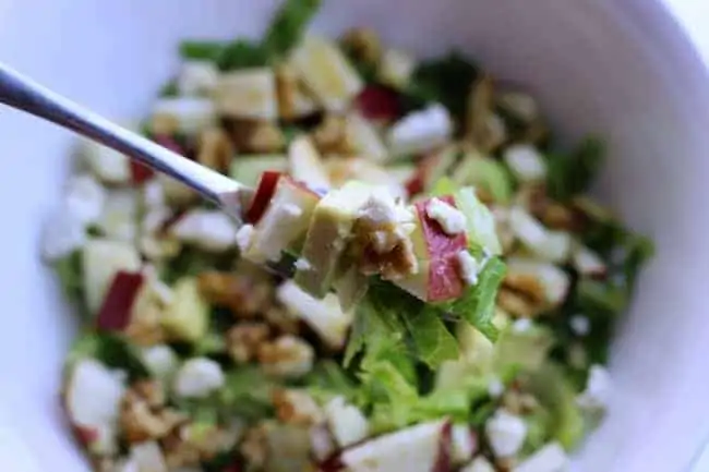 Chopped Salad with Maple Syrup Dressing b