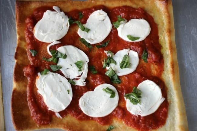 Homemade Margherita Pizza 