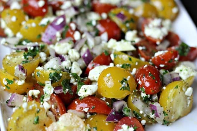 Tomato Feta Salad 