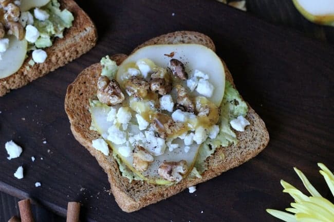 Avocado Toast with Pears