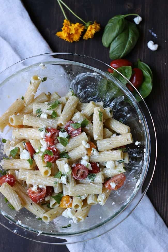 Pasta Salad with Goat Cheese