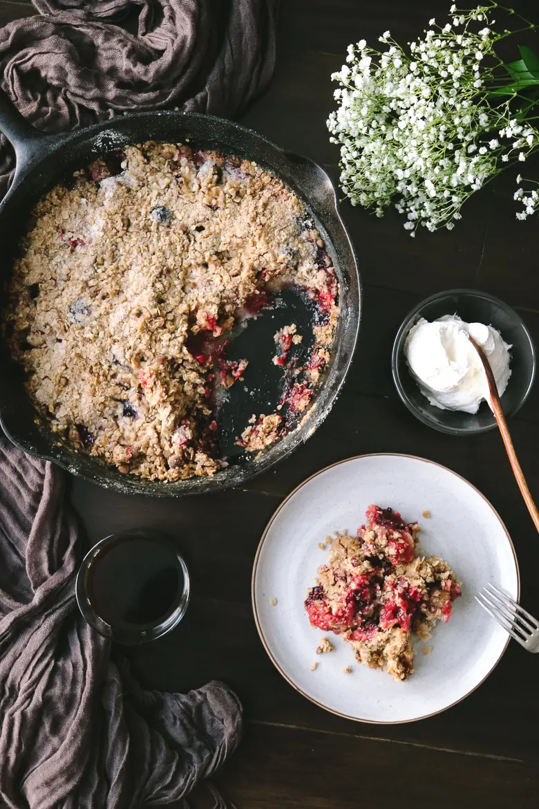 Skillet Berry Crumble