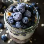 Get tons of nutrition in this Blueberry Overnight Oats breakfast for two.