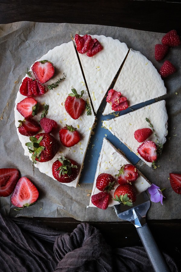 This delicious lemon tart with fresh berries is the perfect summer dessert