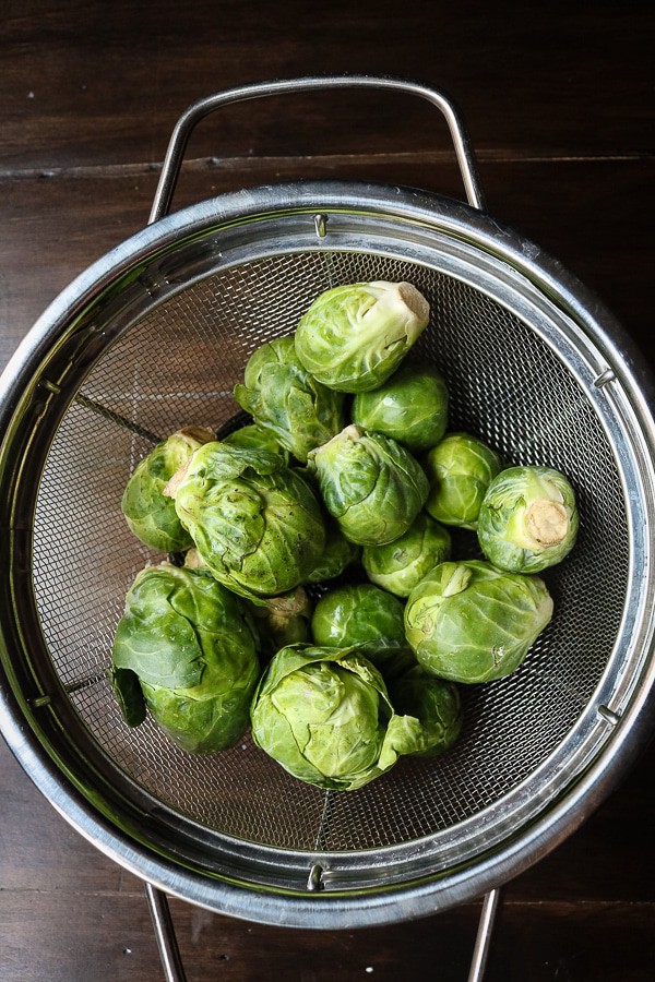 brussels sprouts with balsamic, honey and pecans