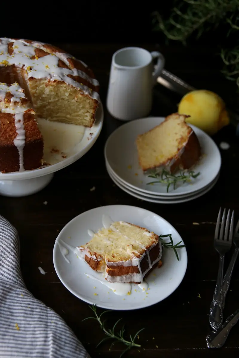 Beautifully delicious Lemon Pound Cake for spring baking.