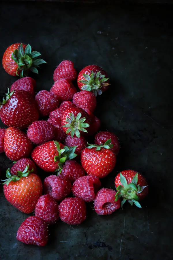 Strawberries Raspberries