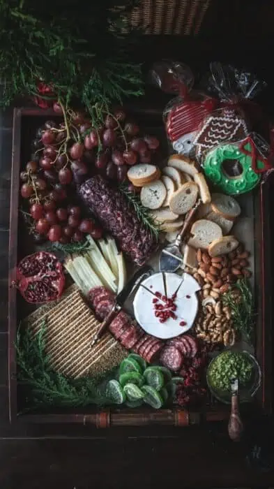 A Christmas Cheese Board
