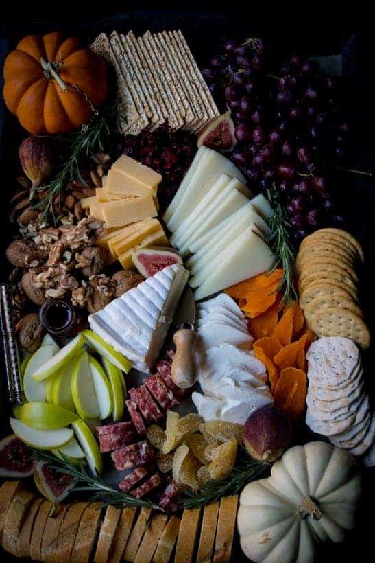 A Fall Cheese Board