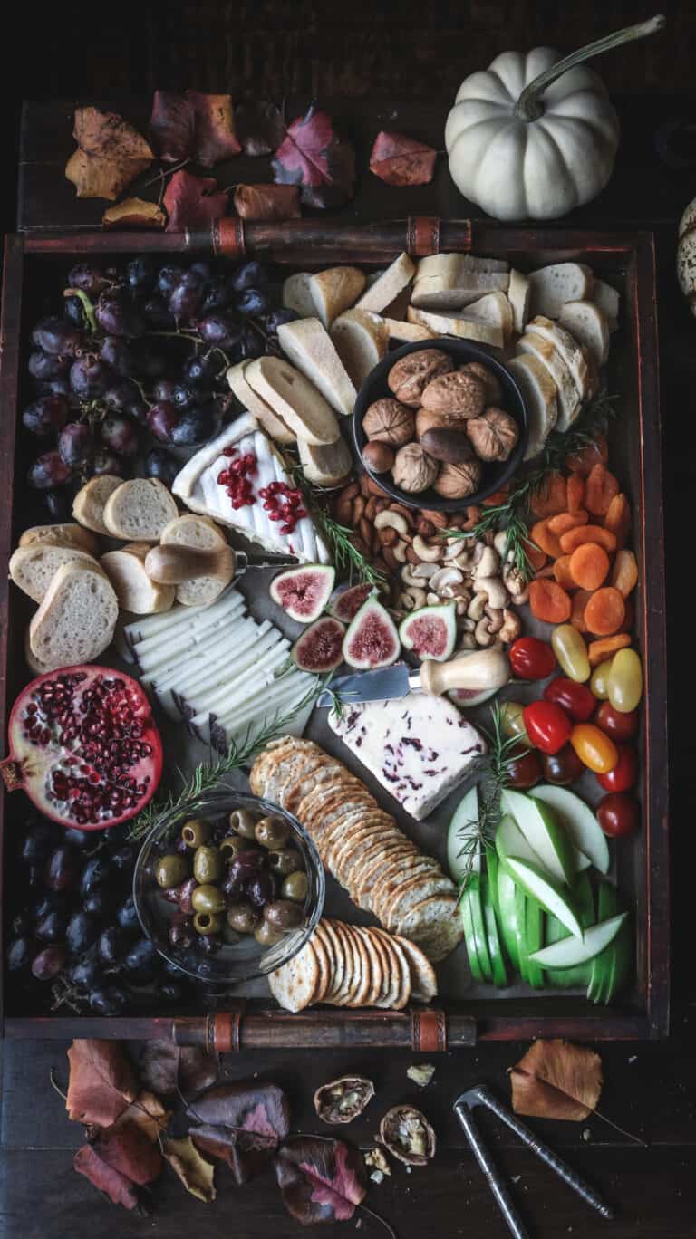 A Thanksgiving Cheese Board