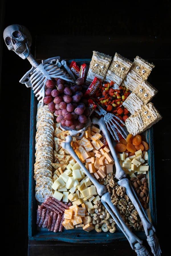 A Halloween Cheese Board