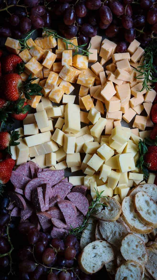 A Potluck Cheese Board